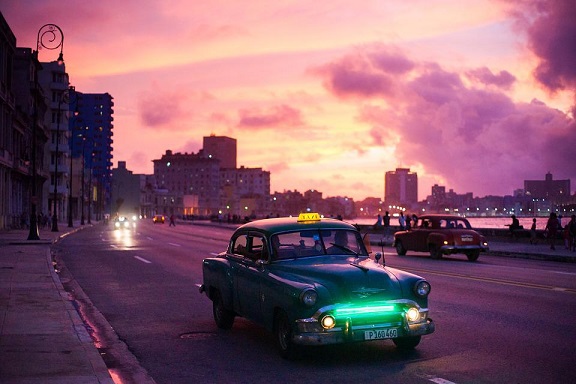Uma fotografia de Havana, cidade de Cuba.