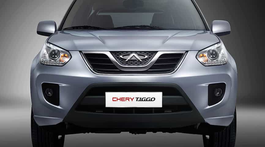 Chery Tiggo G2 em uma material promocional.